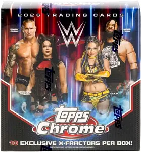 2026 Topps Chrome WWE Wrestling MEGA box