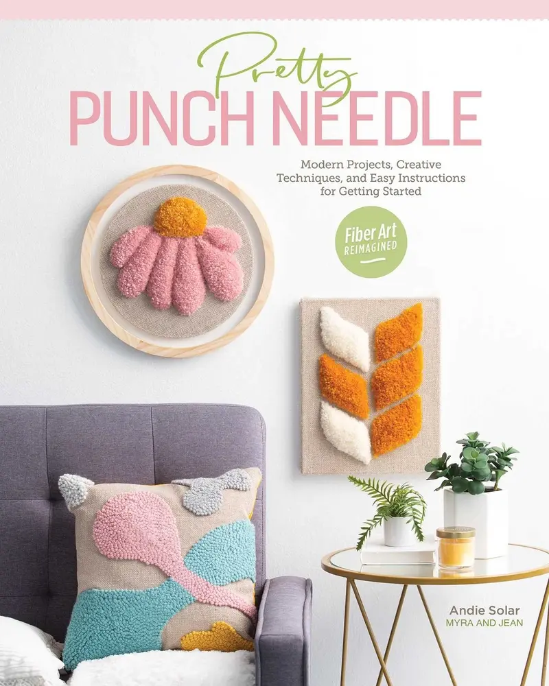 USED Book - Pretty Punch Needle: Modern Projects, Creative Techniques, and Easy Instructions for Getting Started by Solar, Andie (Paperback) - english