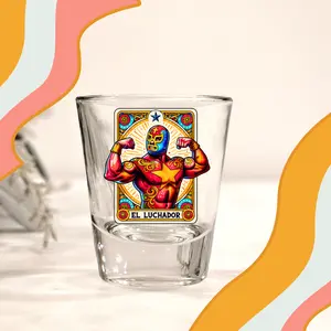 El Luchador UV DTF Shot Decal
