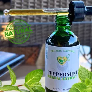 Peppermint Extract - Alcohol-Free (2oz) | Natural Gut & Calm Support | Organic Liquid Herbal Drops