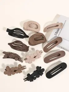 12PCS Matte Flat Claw Clips, No-Slip Hair Clips for Thick & Thin Hair – Cute Neutral Hair Accessories for Everyday Hairstyles, Teacher Appreciation & Mother’s Day Gifts