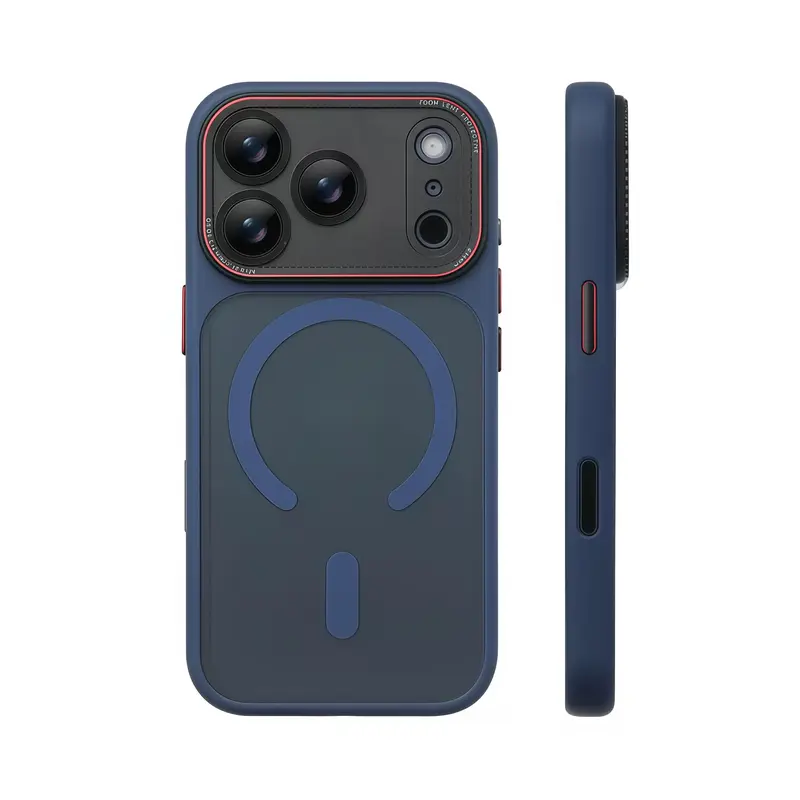 Scrub-Style Flex Shock-Proof TPU Smartphone Cover - Orange Lycra, Skin Sense Magnetic Plastic, Soft Silicone Accessories for iPhone 15,16,17,17 Pro Max Series