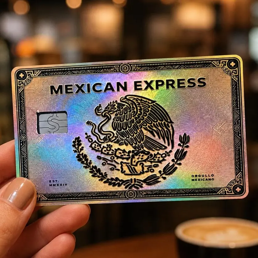 Mexican Express Debit Card Skin Sticker 2 Pack Funny Vinyl Cover