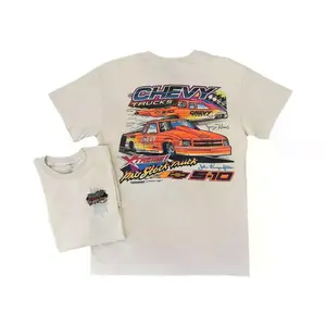 Chevy S10 Xtreme Truck T Shirt, Orange Pickup Drag Racing Graphic with Retro Motorsports Design 2 Sides Graphic Tee, Soft Cotton Blend Shirt, Vintage Truck Apparel for Men and Women, Gift for Chevy Fans