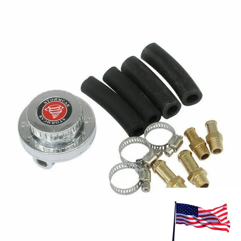 Metal Adjustable Fuel Pressure Regulator Kit for Carburetor Engine
