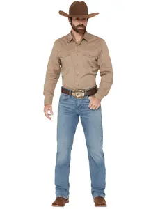 Wrangler Men's 20X 42Mwx Seaside Medium Wash Slim Fit Bootcut Stretch Denim - 112367601