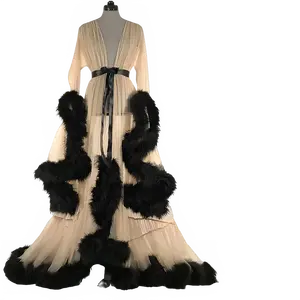 Seductive Wedding Night Mesh Bath Dress