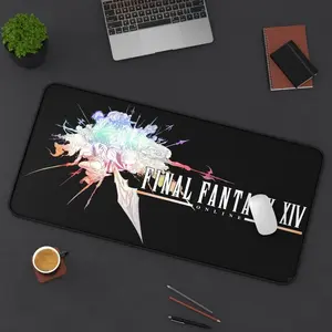 Final Fantasy XIV Online Mousepad #4 | FFXIV Endwalker Desk Mat | Anime Mouse Pad | Gift For Gamer | FFXIV Emmet