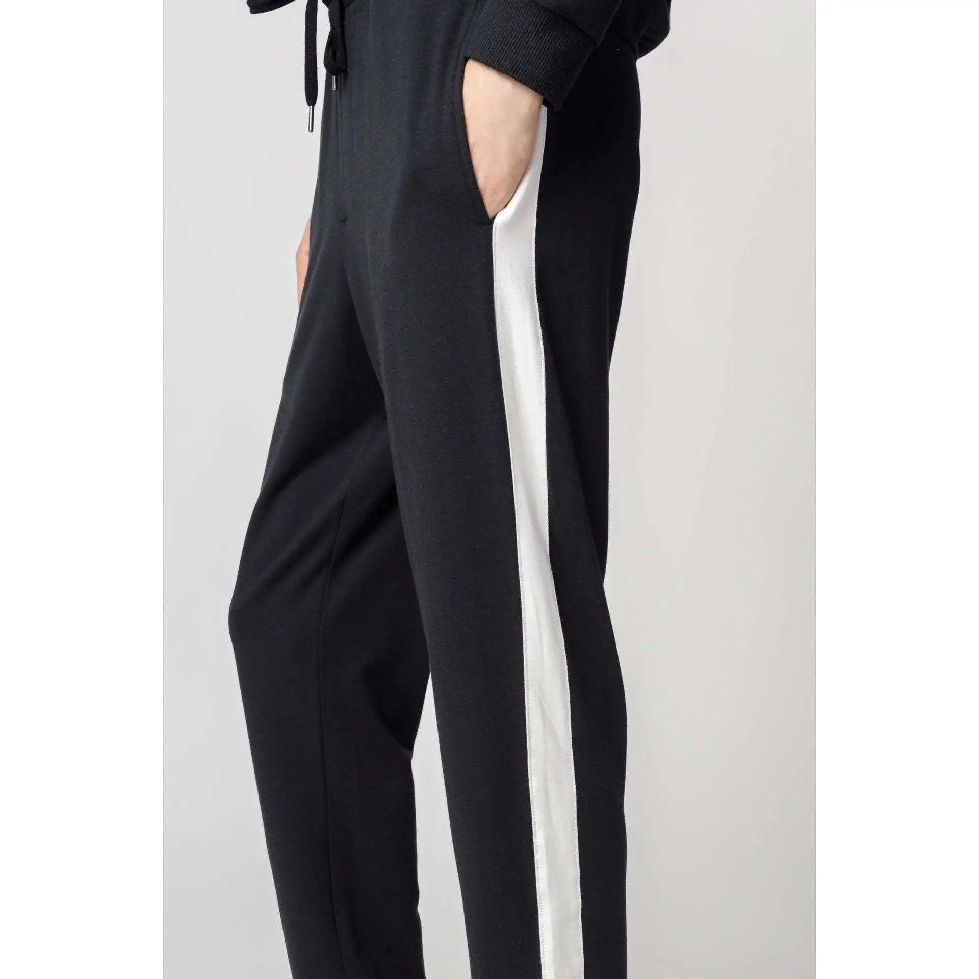 Bamboo Contrast Stripe  Sweatpants