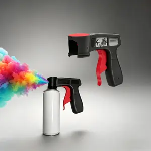 Portable Spray Paint Handle, Effortless Spray Gun Grip, Universal Self-Spray Paint Holder, Graffiti and Airbrushing Tool, Handheld Paint Sprayers, Spray Painting Tool