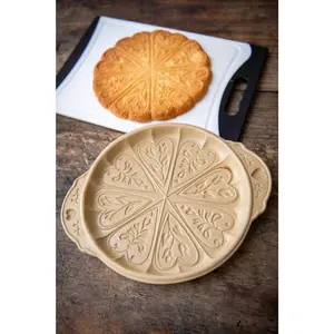 Emerson Pottery Shortbread Pan in Hearts and Flowers