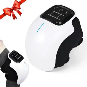 Portable Heated Knee Massager with LED Touchscreen, Multiple Vibration Modes, 3 Heat Levels, Ergonomic Design, Knee Pain Tool, Ideal New Year Gift