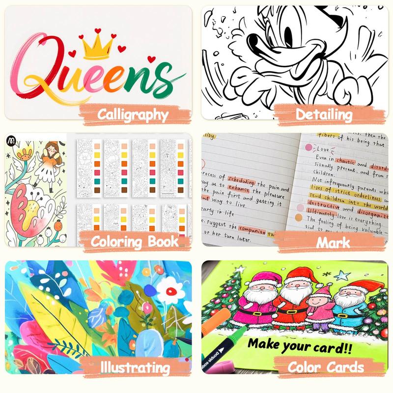 Dual Tip Marker Set Alcohol Artist Markers Marker coloring drawing craft kids stuff for girls school supplies 2025 Brush Pens Diamond Painting