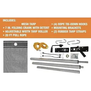 Dump Trailer Tarp Kit 8'x18'