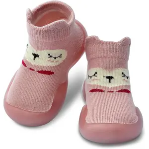 Baby Shoes Boys Girls First Walking Shoes Non Slip Soft Sole Sneakers Toddler Infant Babygirl Sock Shoes