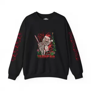 Terrifier Art The Clown Bloody Santa Unisex Heavy Blend™ Crewneck Sweatshirt