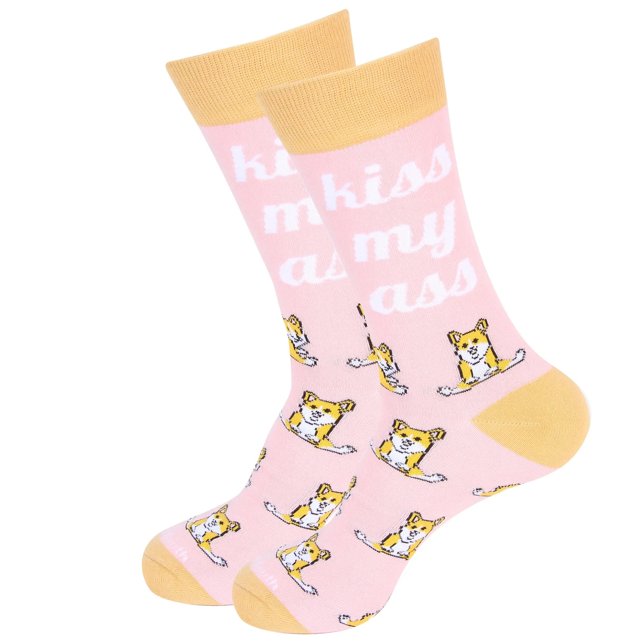 Kiss My Ass Corgi Socks