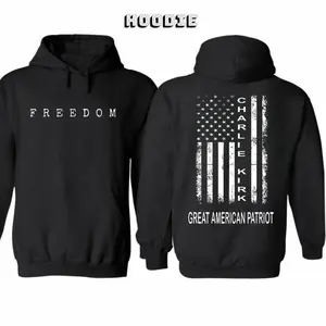 Freedom Hoodie American Flag Graphic Pullover Sweatshirt, Unisex USA Patriotic Streetwear, Great American Patriot Gift