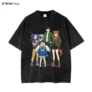 Streetwear Shield hero Character Style T-Shirt, Washed Shirt, Sweatshirt, Hoodie Casual Fit
