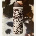 Owala FreeSip 32oz Water Bottle — Insulated Stainless Steel Bottle with Straw; Leak-Proof Travel Bottle with Cow Print for Women and Girls