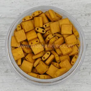 2312 Tila Beads - Mustard