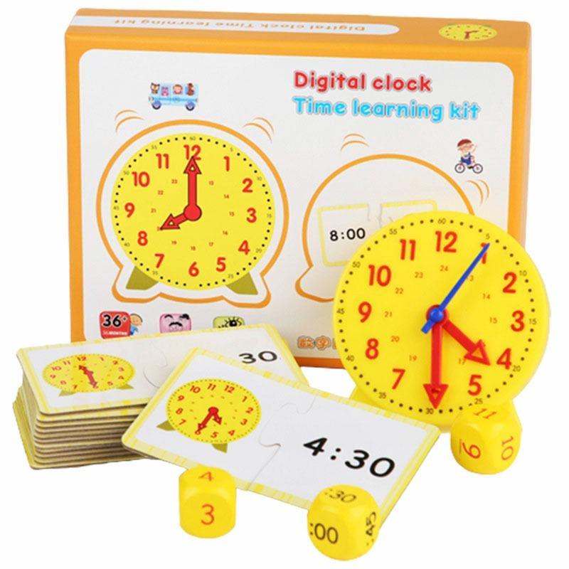 1 Set Time Teaching & Demonstration Clock Model, Including 1 Count ...
