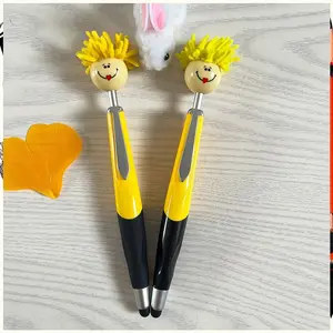 3/7/20pcs Plush Cartoon Pen Dolls, Creative Cute Pens for School Office Home, Perfect Gifts for Thanksgiving Christmas Halloween