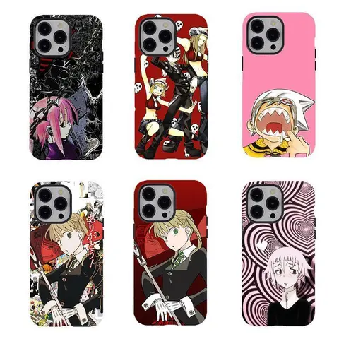 S0ul Eater Phone Case,for iPhone 16 15 14 13 12 11 for Samsung S25 24 23 22 21,Anime Vintage Special Cover,Shockproof Durable Design Phone Case,Protective Phone Case,best gift For Fan