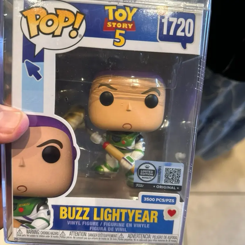 Funko Toy Story 5 Buzz Lightyear Limited Edition (LE 3500) Vinyl Figurine - TV/Movie Character Collectible Display Item, New, Le 3500 Edition