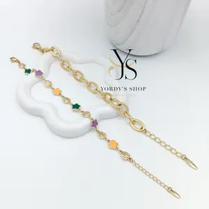 Yordy Fashionable Women's 14K Gold Plated Bracelet - Daily Wear Accessory, Versatile & Durable, Perfect for Casual Outfits