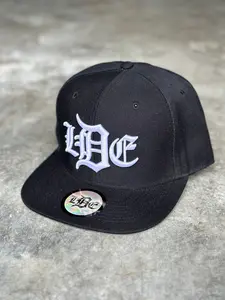 OLDE School Flatbill Snapback Hat - Black