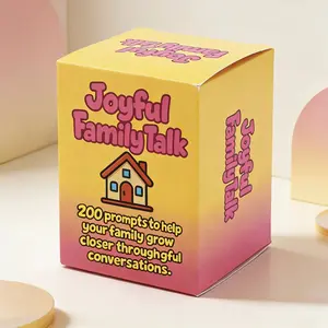 Heartwarming Family Chat Cards, 200 Topics to Bring Families Closer, Fun and Engaging Conversation Starters, Perfect for Family Bonding