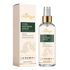 Curl Refresh Spray 250ml Leave-In Hair Mist for Wavy, Curly & Coily Hair, Lightweight Non-Sticky Curl Refresher to Hydrate, Define Curls & Help Control Frizz