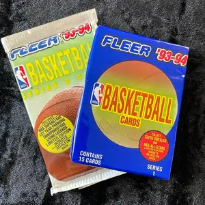 Two Packs of 1993-94 Fleer NBA Basketball Trading Cards Series 1 & 2