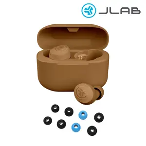 JLab GO Tones+ True Wireless Bluetooth Earbuds & Cloud Foam Ear Tips, 35+ Hours Playtime, Customizable EQ, Fast Charging, Integrated Cable, and Touch Controls