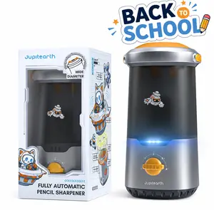 JUPITEARTH Rechargeable Battery Automatic Electric Pencil Sharpener for Kids, Spaceship Look UFO-Shaped, Triple Safety, Fits 6.9-11mm Pencils, Office Stationery Art Supplies tiktokshopspringglowup summervibes, Art Materials, Coloring Pencils fathersdaygif