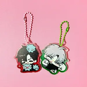Anime Alien Stage Ivan Till Acrylic Key Chain Kawaii Mobile Phone Chain Backpack Pendant Ornament Key Pendant Accessories Gift