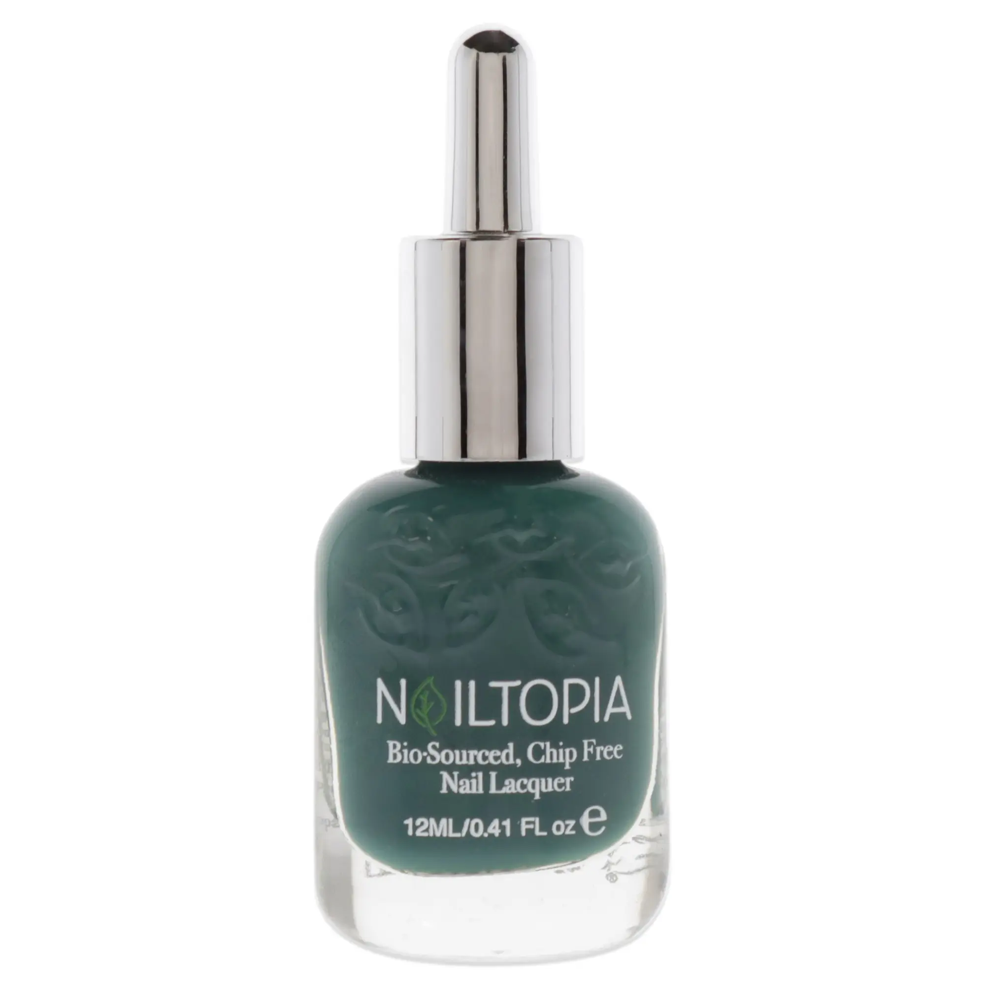 Nailtopia Bio-Sourced Chip Free Nail Lacquer - Seas The Day - Vegan, Cruelty Free Deep Teal Nail Polish - Strengthens and Hardens Nails with Natural Superfood Ingredients and Vitamins - 0.41 Oz