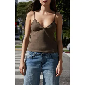 John Galt Women's Brown Tiffany Tank Top