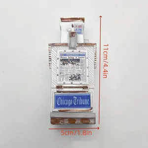 New Micro American Public Telephone Metal Mini Public Telephone Newsstand Ornament Decor Room