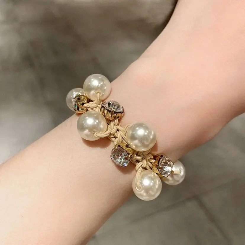 (khaki) pearl headband