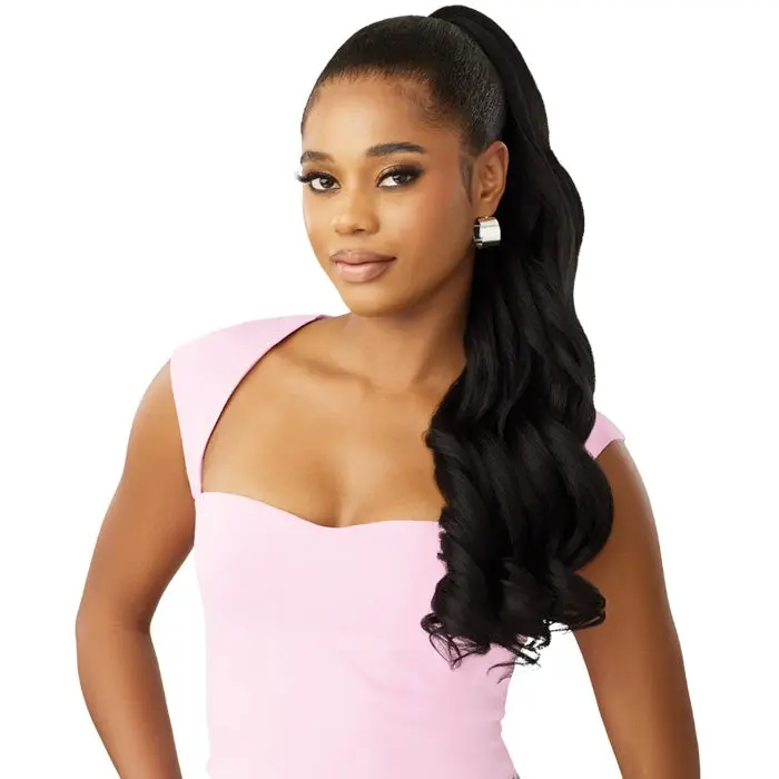Outre Pretty Quick Neesha Drawstring Ponytail - NEESHA GLAM CURL 24"