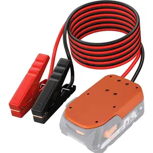 Jumper  Clamps Kit for Ridgid 18V  Jumper Starter Automotive Booster Cables 6Ft 12AWG Power Tool Line for  Riding Mower