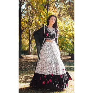 Kiesta Black &White Lehenga Choli Set