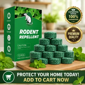 12 - Pack Popular & Trusted Peppermint Oil Mouse Repellent! Fast - acting, all - in - one formula powerfully and safely deters rats, mice, ants & more. Eco - friendly, cost - effective,and user-friendly.Long -lasting,Strong scent. Purchase with caution