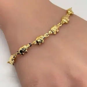 18k Gold Plated Bracelet 7.5” inches