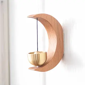 High-End Vintage Doorbell with Brass Tone, Pet Area Elderly Care Facility Room Child Safety Alarm System Device