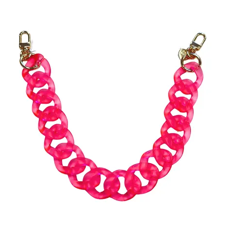 Gold Blush Acrylic Luxe Bag Chain | 18" Multi-Use Handle, Strap & Décor
