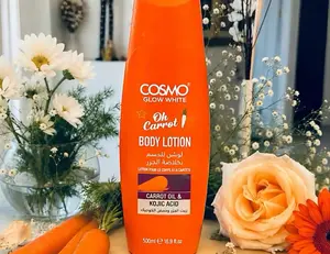 Cosmo Carrot Body Lotion, 500ml Hydrating Daily Skin Care Moisturizer