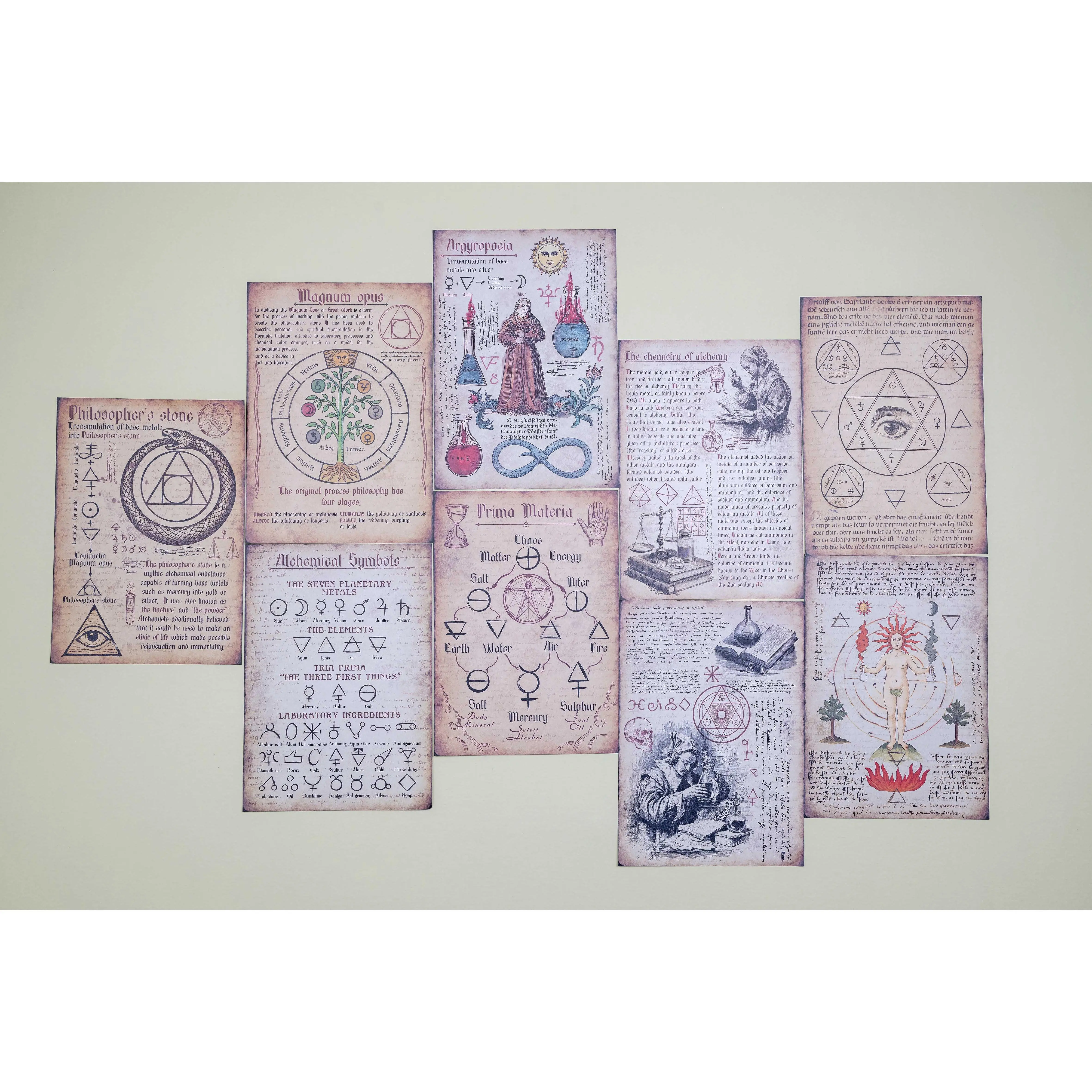 Alchemical Manuscripts Paper Set